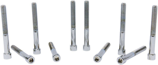 Drag Specialties Socket-Head Bolt 1/4-28X2.25 Smooth Chrome - Part #DS190567S - Hogparts UK