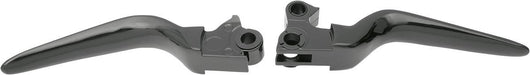 Drag Specialties Lever Set Custom Black - Part #06100211 - Hogparts UK