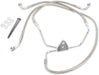 Drag Specialties Front Brake Line Stainless Steel Extended 10" - Part #17412633 - Hogparts UK
