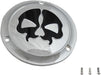 Drag Specialties Cover Derby Split Skull 3-Hole Chrome - Part #11070548 - Hogparts UK