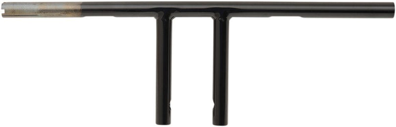Drag Specialties Handlebar 6" T-Bar Drilled Black TBW - Part #06014216 - Hogparts UK