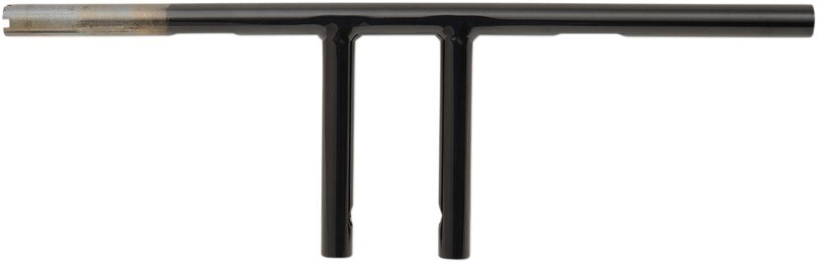 Drag Specialties Handlebar 6" T-Bar Drilled Black TBW - Part #06014216 - Hogparts UK