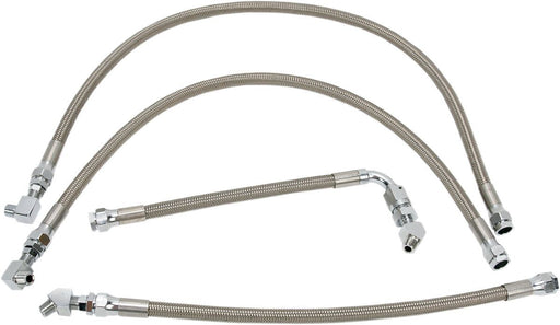 Drag Specialties Oil Line Kit Stainless Steel - Part #07110037 - Hogparts UK