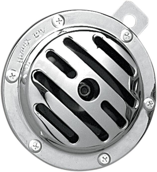 Drag Specialties Slotted Horn 12V 4" Chrome 113Db - Part #DS271996 - Hogparts UK