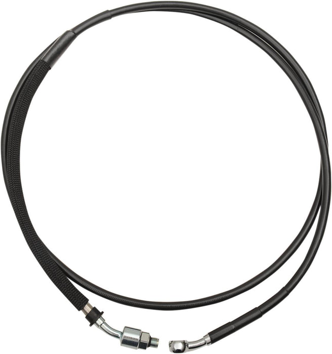 Drag Specialties Clutch Line Black Vinyl Coated Stainless Steel Hydraulic - Part #06610002 - Hogparts UK