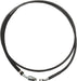 Drag Specialties Clutch Line Black Vinyl Coated Stainless Steel Hydraulic - Part #06610002 - Hogparts UK