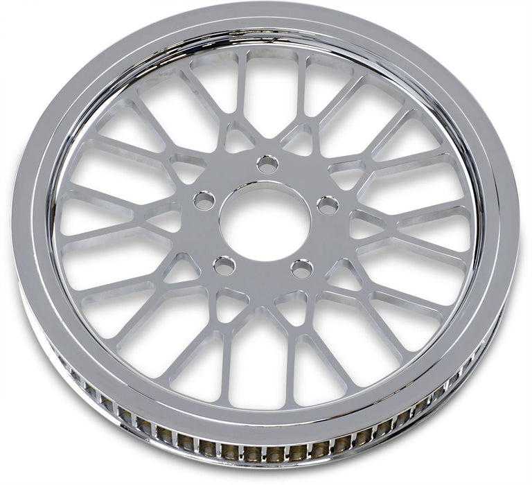 Drag Specialties Rear Belt Pulley Mesh Chrome 70T - Part #12010012 - Hogparts UK