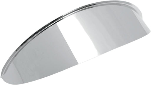 Drag Specialties Headlight Visor 5.75" Chrome Plain - Part #20010369 - Hogparts UK