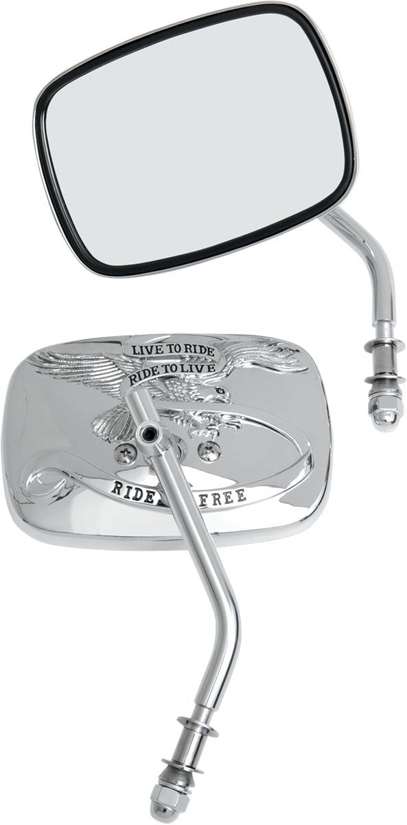 Drag Specialties Mirror Live-To-Ride Chrome - Part #06400475 - Hogparts UK
