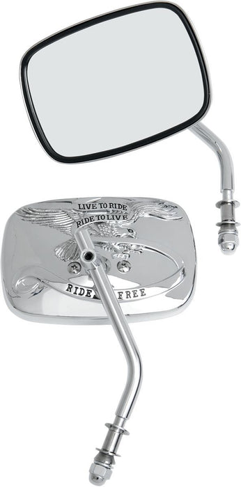 Drag Specialties Mirror Live-To-Ride Chrome - Part #06400475 - Hogparts UK