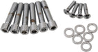 Drag Specialties Bolt Kit M8 Handlebar Control Smooth Socket Head Chrome - Part #24010984 - Hogparts UK