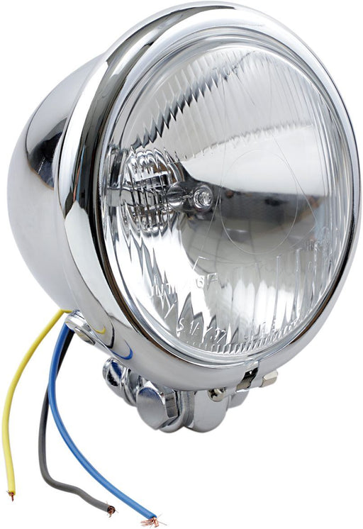 Drag Specialties Spotlight 4.5" Early-Style Swivel-Mount Chrome H3 55W - Part #DS280029 - Hogparts UK