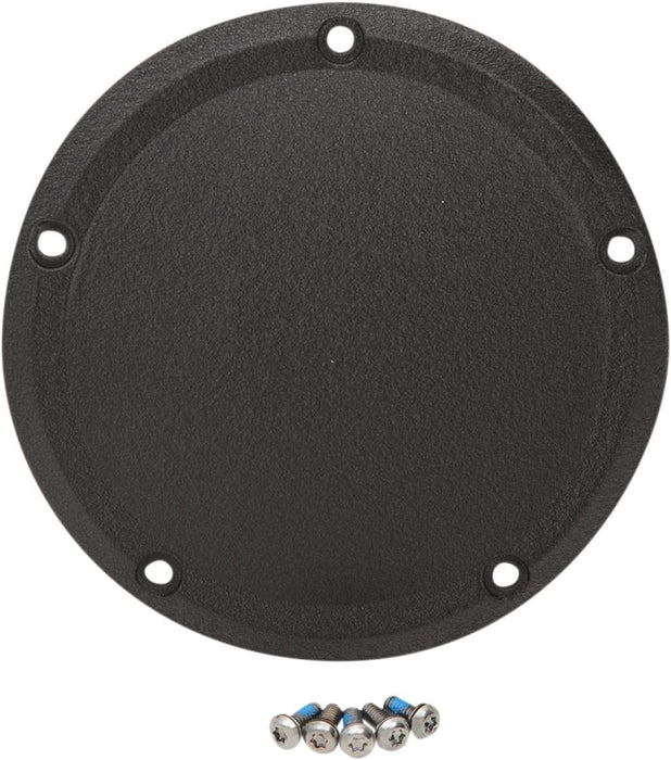 Drag Specialties Cover Derby 5-Hole Wrinkle Black - Part #11070558 - Hogparts UK