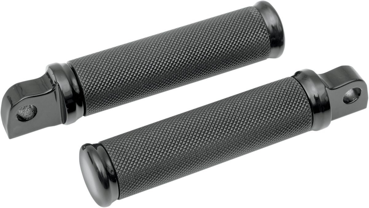 Drag Specialties Footpeg Hotop Black/Rubber Male-Mount - Part #16200789 - Hogparts UK