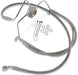 Drag Specialties Front Brake Line Stainless Steel Extended 6" - Part #17412636 - Hogparts UK