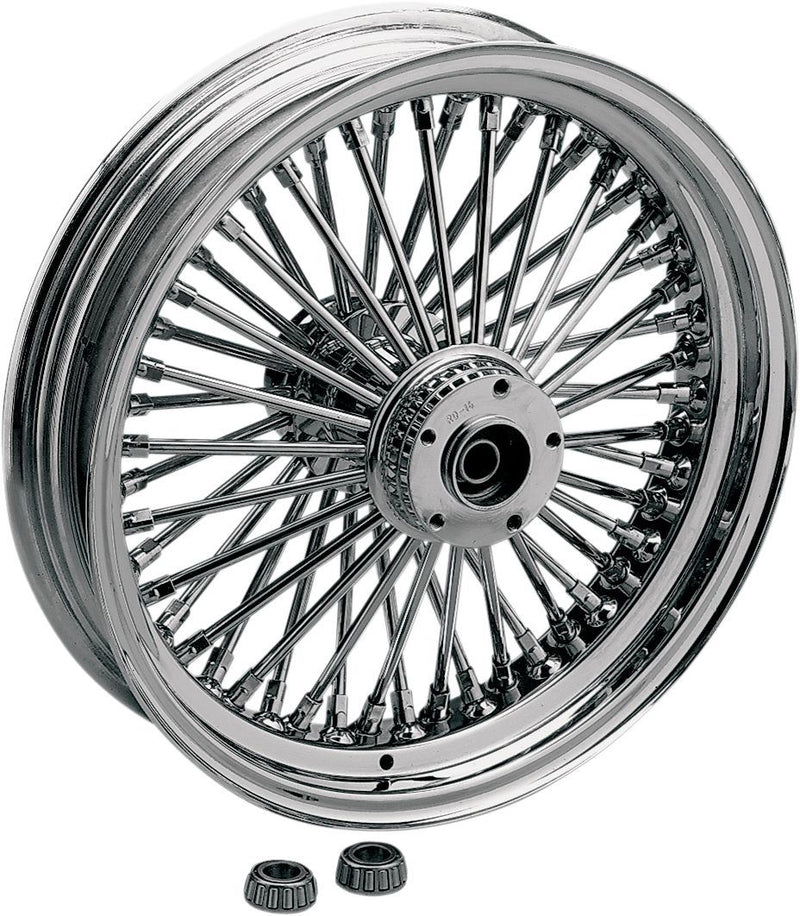 Drag Specialties Fat Daddy Front Wheel 18X3.5 Single-Disc Chrome - Part #02030246 - Hogparts UK