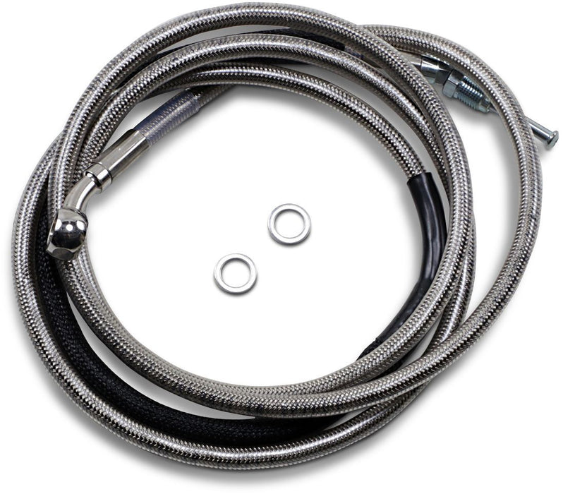 Drag Specialties Clutch Line Stainless Steel + 2" Hydraulic - Part #06610037 - Hogparts UK