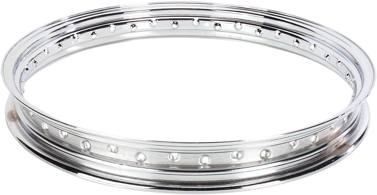 Drag Specialties Rim 21X2.15 40-Spoke Steel Chrome - Part #02100019 - Hogparts UK