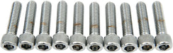 Drag Specialties Socket-Head Bolt 3/8-16X1.5 Knurled Chrome - Part #DS190555 - Hogparts UK