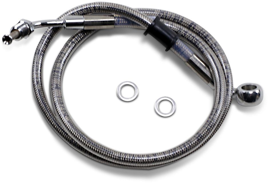 Drag Specialties Frt Brake Line Xl Ss +12 - Part #17415282 - Hogparts UK