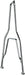 Drag Specialties Round Sissy Bar Hardtail For Flat Fender - Part #DS264116 - Hogparts UK