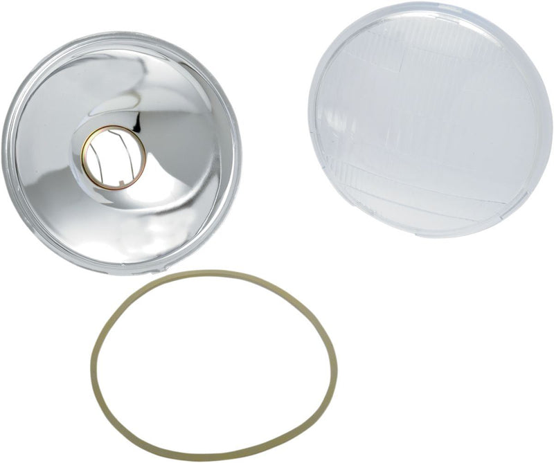 Drag Specialties Replacement 6.5" Headlight Glass - Part #20010055 - Hogparts UK