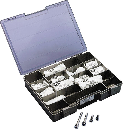 Drag Specialties Socket-Head Bolt 7/16 Assortment Smooth Chrome - Part #DS192370 - Hogparts UK