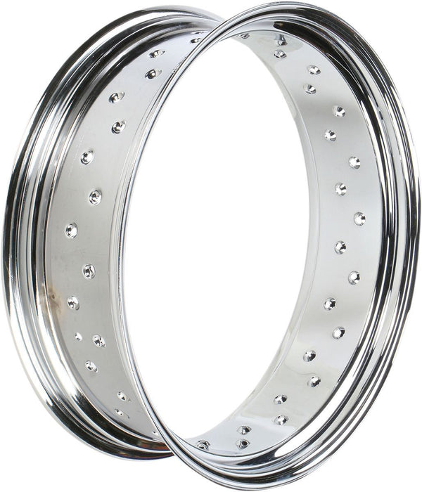 Drag Specialties Rim 18X5.5 40-Spoke Steel Chrome - Part #02100024 - Hogparts UK