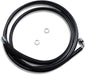 Drag Specialties Clutch Line Black Vinyl Coated + 4" Stainless Steel Hydraulic - Part #06610026 - Hogparts UK