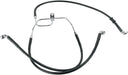 Drag Specialties Front Brake Line Black Vinyl Coated Stainless Steel Extended 8" - Part #17412910 - Hogparts UK