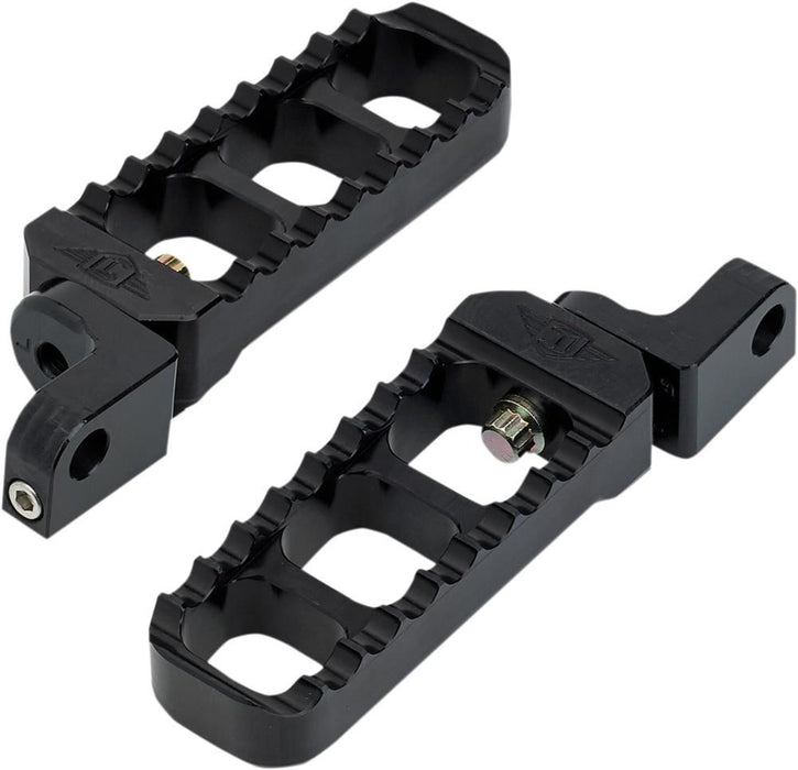 Joker Machine Adjustable Serrated Billet Foot pegs - Part #16201618 - hogparts-uk.myshopify.com