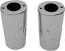Drag Specialties Fork Slider Covers Flame Chrome - Part #04110132 - Hogparts UK