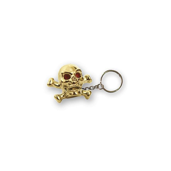 TRIKTOPZ SKULL N BONES KEY CHAIN GOLD - <br><br>Part #555606 - hogparts-uk.myshopify.com