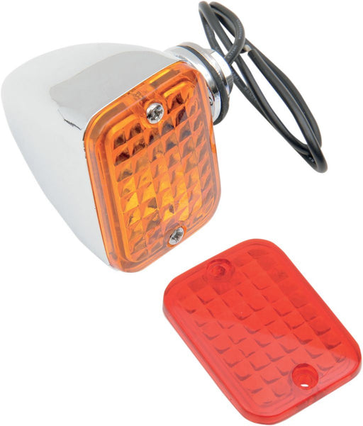Drag Specialties Rectangular Marker Light Single-Filament - Part #DS280163 - Hogparts UK