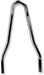 Drag Specialties Round Sissy Bar 13" Chrome - Part #15010244 - Hogparts UK