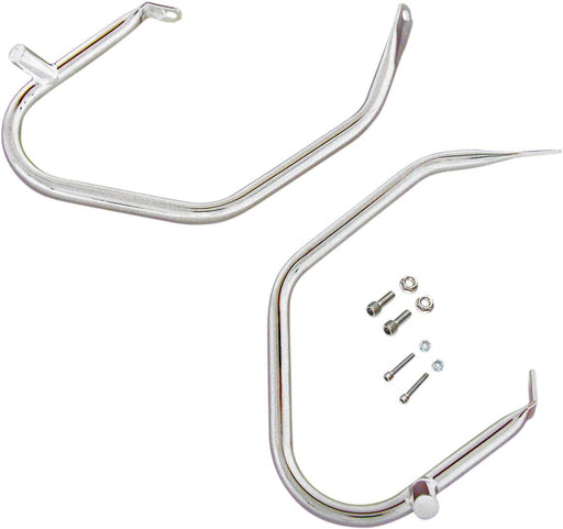 Drag Specialties Saddlebag Guards Low-Profile Chrome - Part #05051565 - Hogparts UK