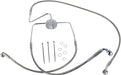 Drag Specialties Front Brake Line Stainless Steel Extended 10" - Part #17412638 - Hogparts UK