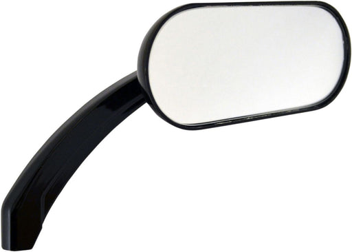 Drag Specialties Gloss Oval Mirror Black - Part #06400786 - Hogparts UK
