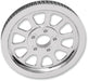 Drag Specialties Rear Belt Pulley 10-Spoke Chrome 66T - Part #12010542 - Hogparts UK