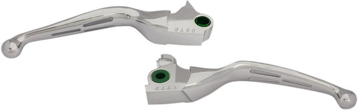 Drag Specialties Slotted Wide Blade Lever Sets Chrome - Part #06101980 - Hogparts UK