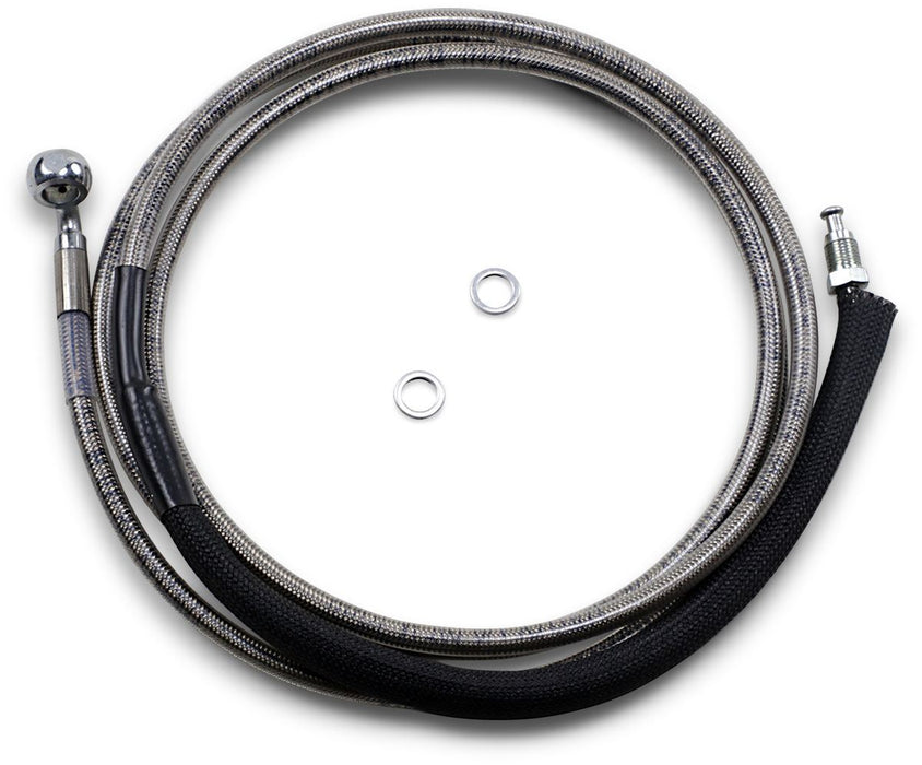 Drag Specialties Clutch Line Stainless Steel + 12" Hydraulic - Part #06610033 - Hogparts UK