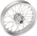 Drag Specialties Front Wheel 21X3.5 Dual-Disc 40-Spoke Chrome - Part #02030404 - Hogparts UK