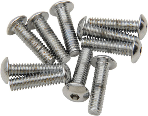 Drag Specialties Button-Head Bolt 8-32X0.5 Chrome - Part #DS190822 - Hogparts UK
