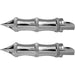 Accutronix  Foot Pegs Tribal Folding Chrome - Part #118446 - Hogparts UK