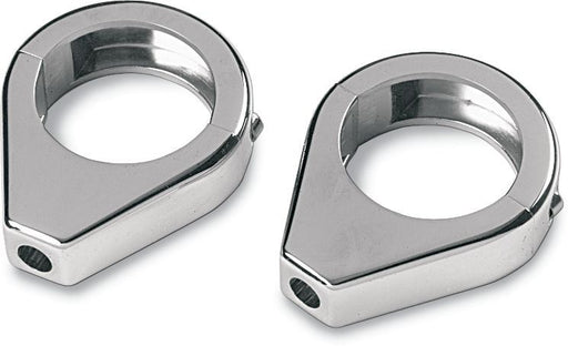 Drag Specialties Turn Signal Fork Clamp Chrome 41Mm - Part #DS222190 - Hogparts UK