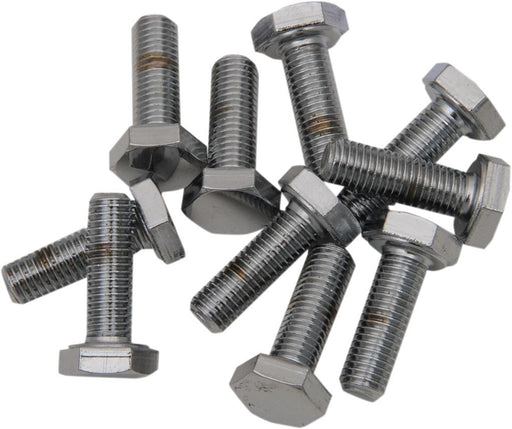 Drag Specialties Hex-Head Bolt 1/4-28X0.875 Chrome - Part #DS190628 - Hogparts UK