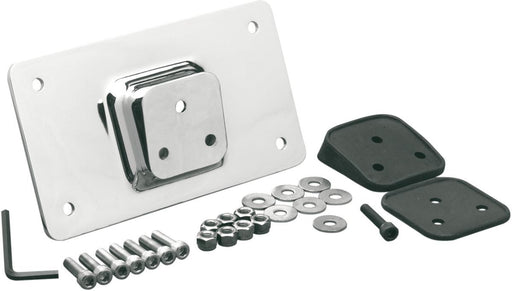 Drag Specialties License Plate Mount W/ Angled Rubber Gasket - Part #DS720814 - Hogparts UK
