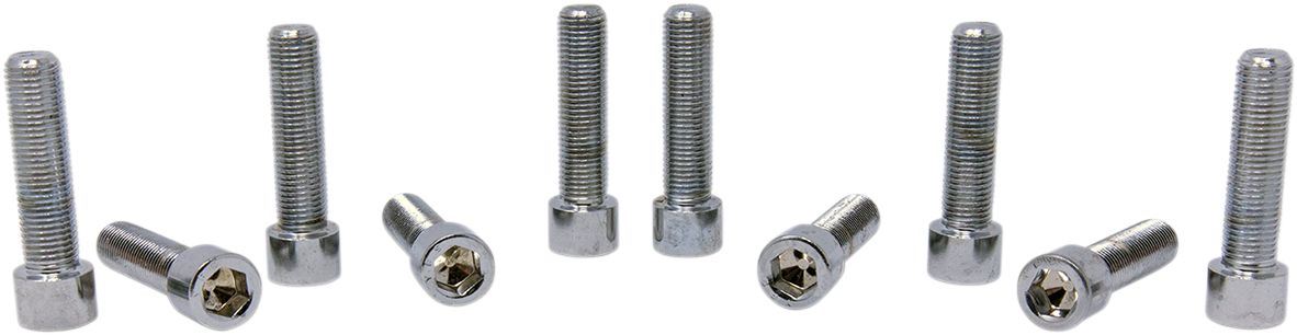 Drag Specialties Socket-Head Bolt 3/8-24X1.5 Smooth Chrome - Part #DS190580S - Hogparts UK