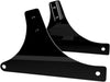 Drag Specialties Gloss Black Sissy Bar Side Brackets - Part #15040055 - Hogparts UK
