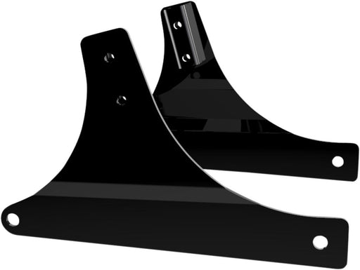 Drag Specialties Gloss Black Sissy Bar Side Brackets - Part #15040055 - Hogparts UK